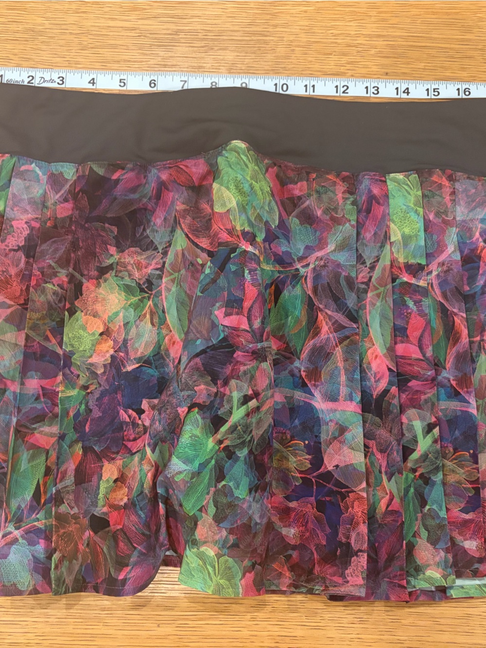 Lululemon Multicolor Floral Mesh Strapless Top